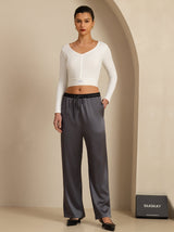 [Gris Oscuro] SilkSilky-ES Womens Pants 007