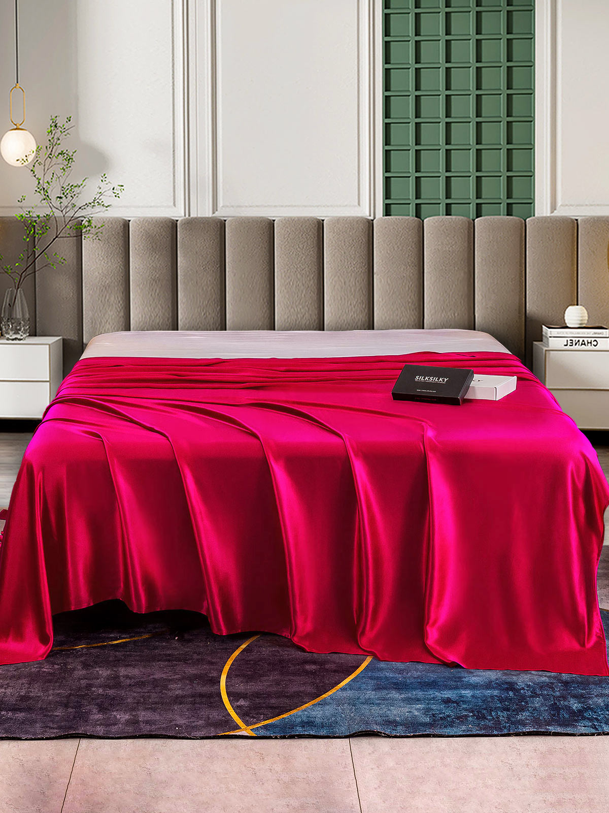 [Vino] SilkSilky-ES 25Momme Seda Pura Sheet 003