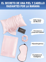 [Rosa] SilkSilky-ES 19Momme Seda Pura Pillowcase Set 002