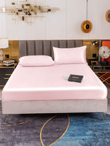 [Rosa] SilkSilky-ES 19Momme Juego de ropa de cama 002