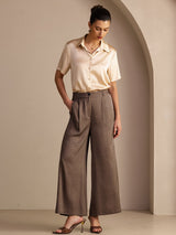 [Café] SilkSilky-ES Womens Pants 006