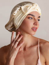 [Beige] SilkSilky-ES Gorros De Dormir 001