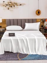 [Blanco] SilkSilky-ES 19Momme Juego de ropa de cama 002