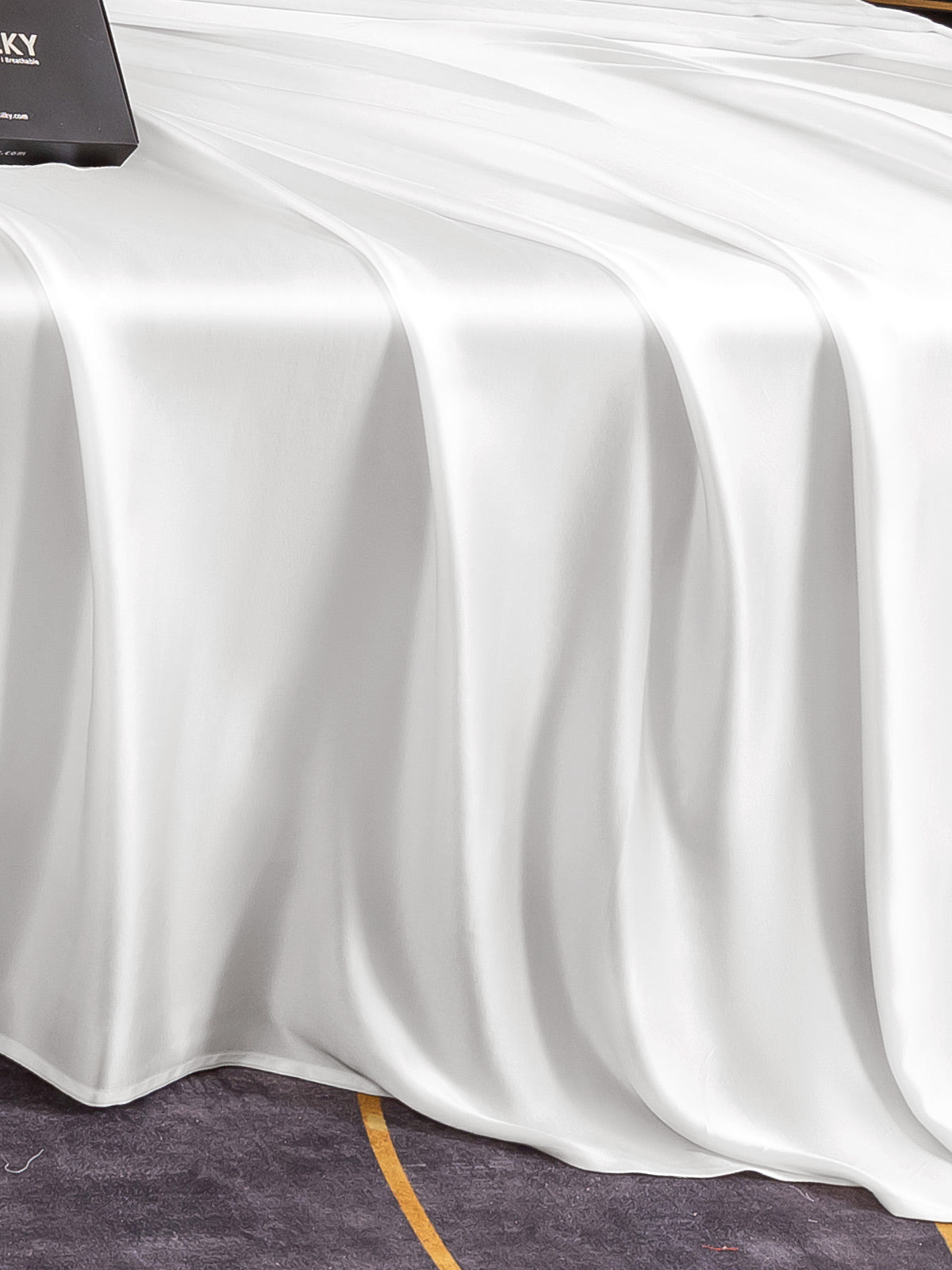 [Blanco] SilkSilky-ES 19Momme Juego de ropa de cama 005