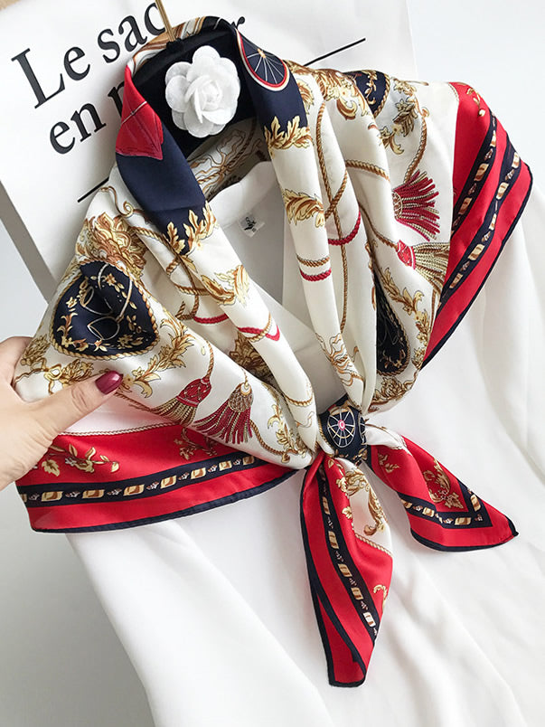 [P001] SilkSilky-ES Seda Pura Scarf 001