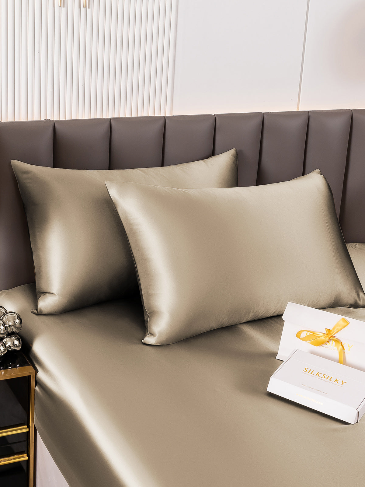 [Caqui] SilkSilky-ES 19Momme Seda Pura Pillowcase 003