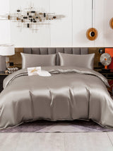 [Gris] SilkSilky-ES 19Momme Seda Pura Bedding Set 001