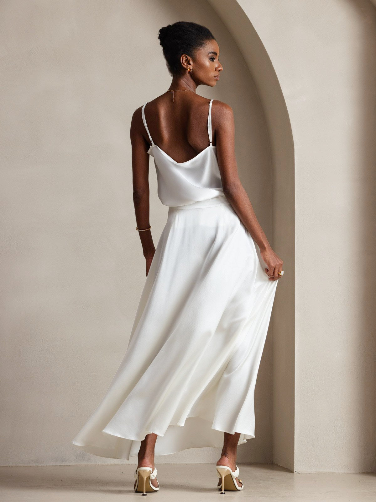 [Blanco] SilkSilky-ES 19Momme Seda Camisoles 002