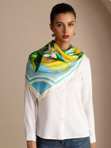 [Limón Azul] SilkSilky-ES Scarf 003