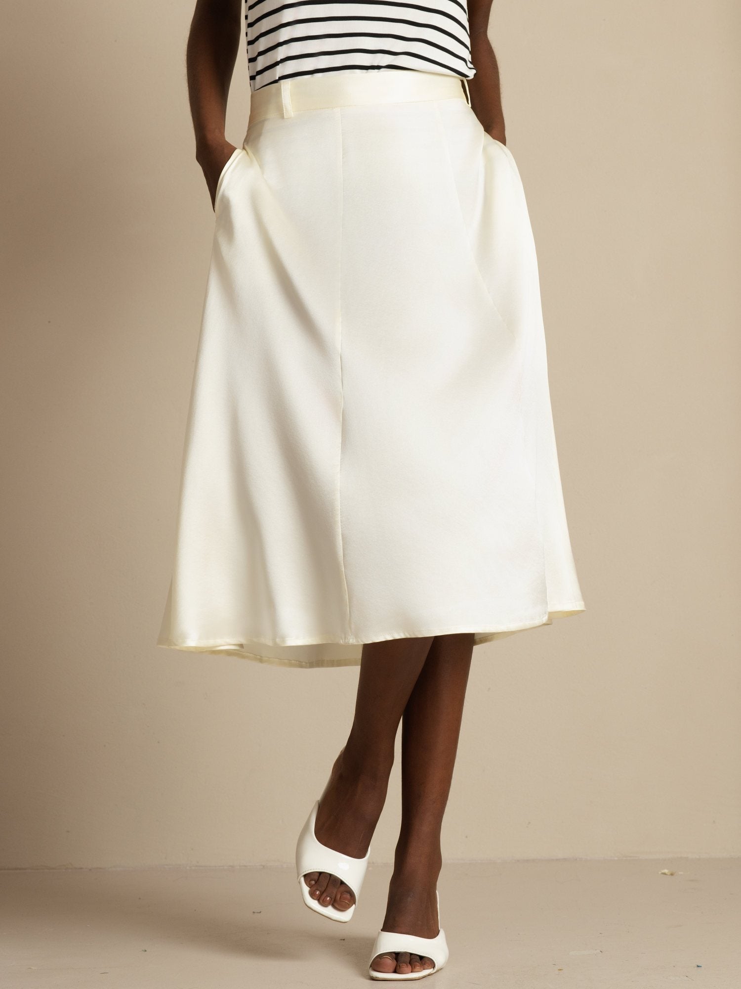 [Marfil] SilkSilky-ES 19Momme Seda Skirt 003