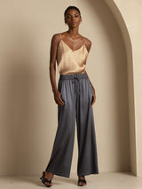 [GrisOscuro] SilkSilky-ES 19Momme Womens Pants 006
