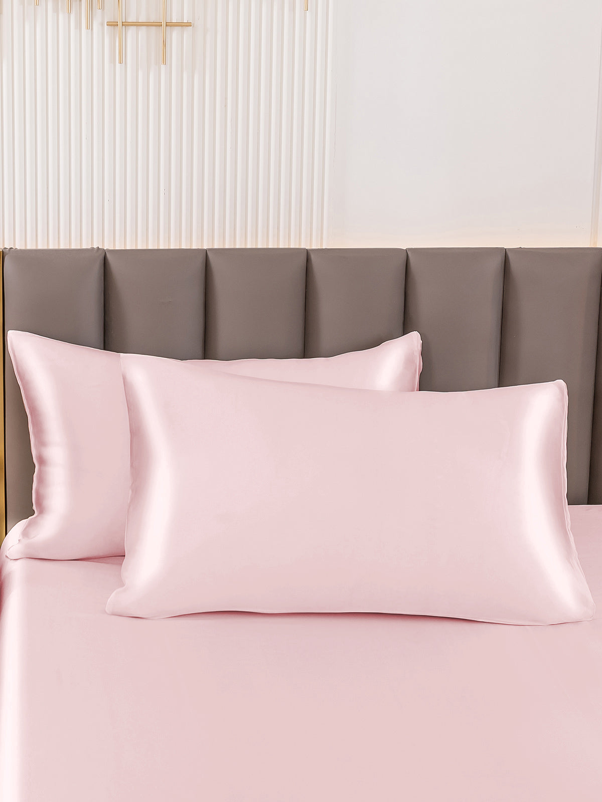 SilkSilky-ES 19Momme Seda Pura Pillowcase Rosa 001