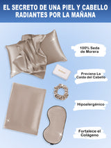 [Caqui] SilkSilky-ES 19Momme Seda Pura Pillowcase Set 002