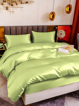 [Menta Verde] SilkSilky-ES 19Momme Seda Pura Bedding Set 001