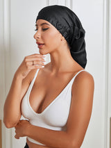 [Negro] SilkSilky-ES Gorros De Dormir 002