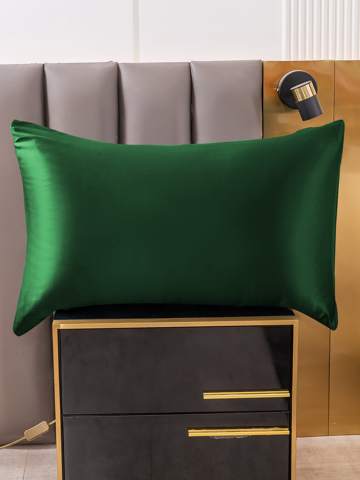 [Verde Oscuro] SilkSilky-ES 19Momme Seda Pura Pillowcase 004