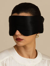 [Negro] SilkSilky-ES Antifaces De Dormir 002