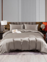 [Gris] SilkSilky-ES 22Momme Seda Pura Bedding Set 001,