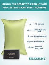 [Menta Verde] SilkSilky-ES 19Momme Seda Pura Pillowcase 003