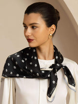 [Negro] SilkSilky-ES Scarf 002
