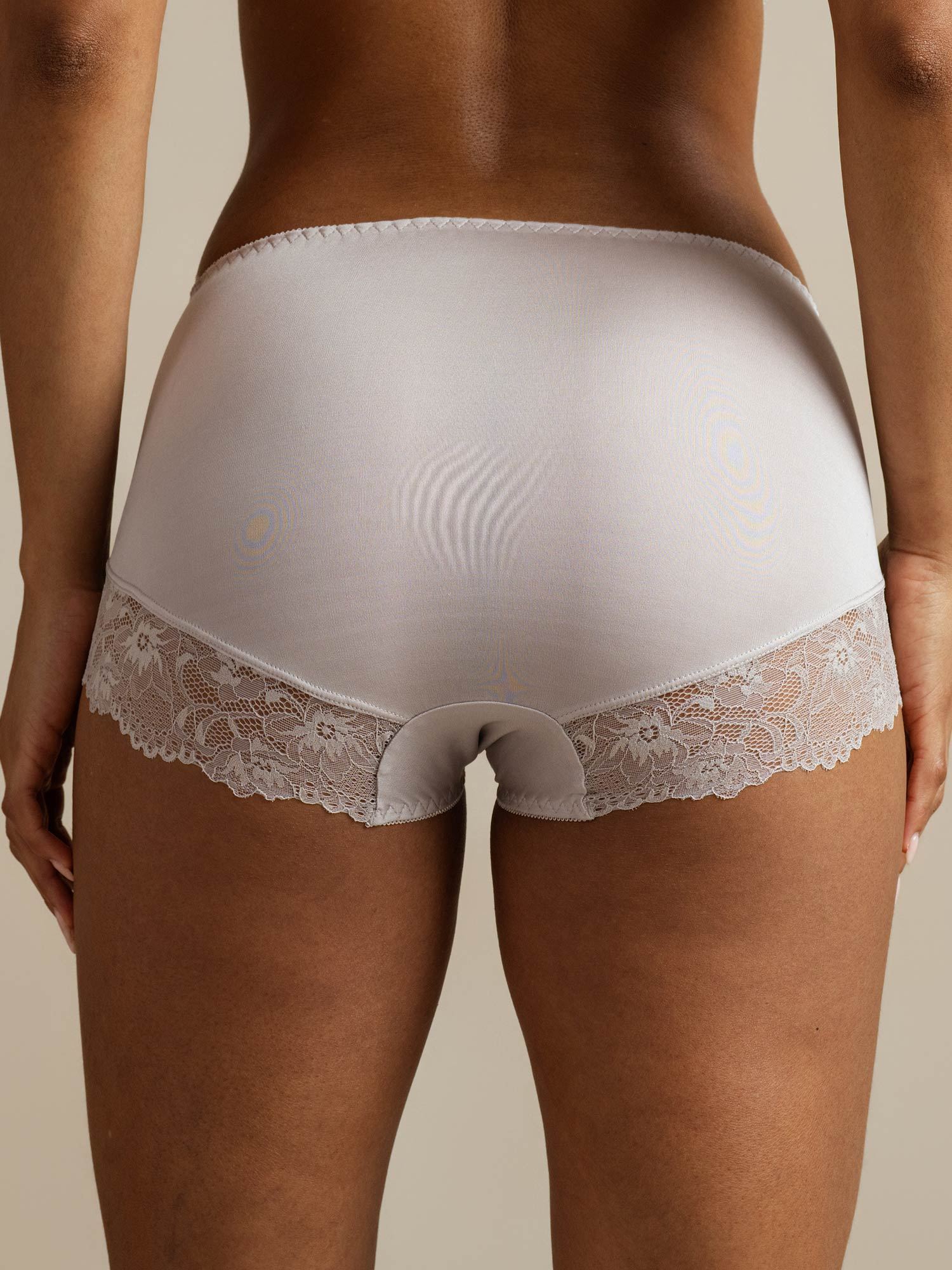 [Gris] SilkSilky-ES 100% Silk Jersey Braguitas de Mujer 002