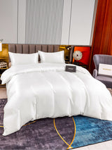 [Blanco] SilkSilky-ES 22Momme Seda Pura Bedding Set 003,