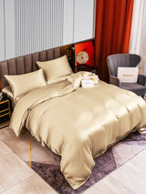 [Beige] SilkSilky-ES 22Momme Juego de ropa de cama 003