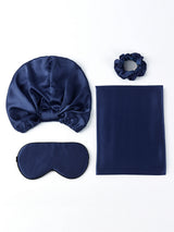 [Azul Oscuro] SilkSilky-ES 19Momme Pillowcase Set 001