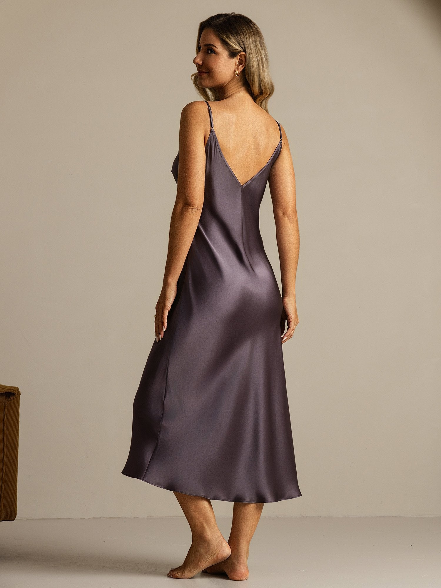 [GrisPúrpura] SilkSilky-ES Seda Pura Nightgown 002