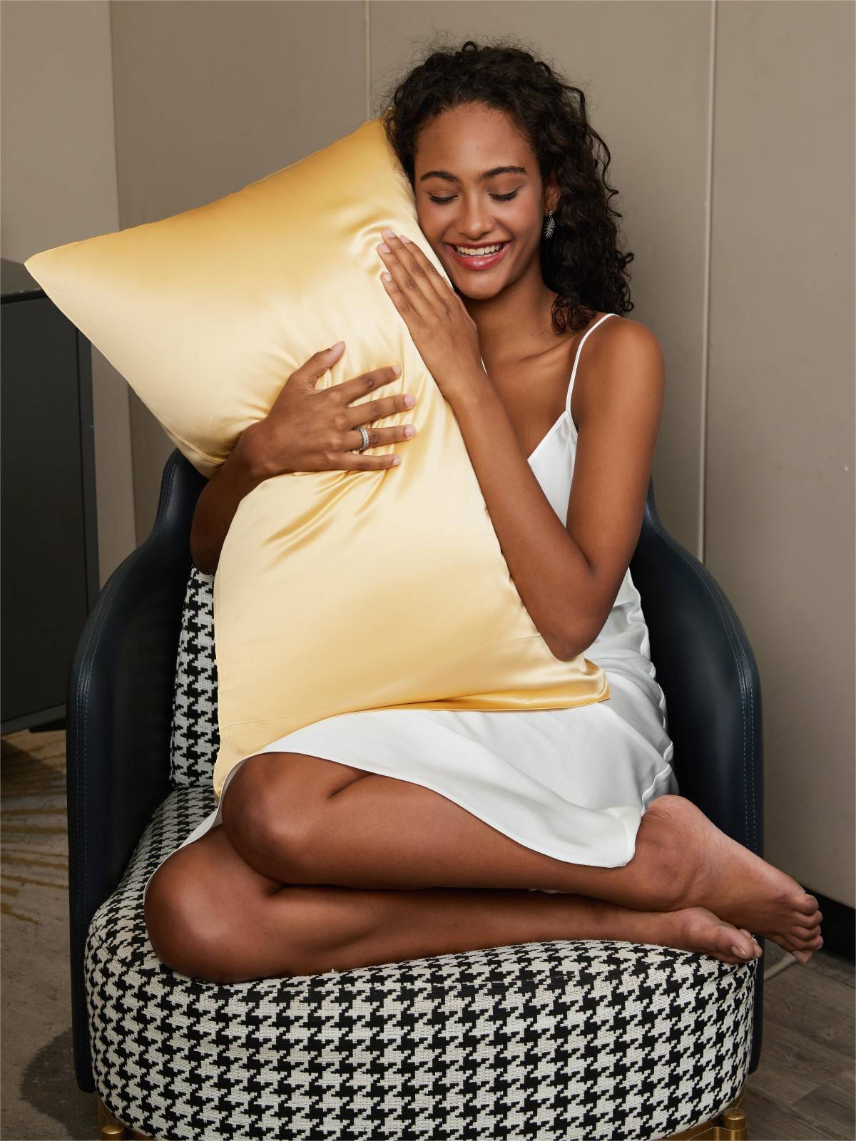 [Champán] SilkSilky-ES 19Momme Seda Pura Pillowcase 002
