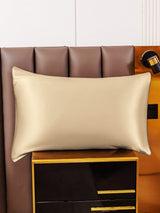 [Beige] SilkSilky-ES Fundas De Almohada 001