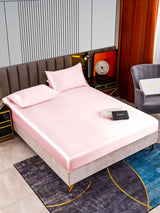 [Rosa] SilkSilky-ES 22Momme Juego de ropa de cama 002