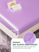 [Lavanda] SilkSilky-ES 19Momme Juego de ropa de cama 004