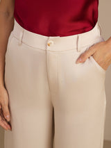 [Beige] SilkSilky-ES Womens Pants 004
