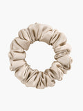 SilkSilky ES 19Momme Seda Pura Scrunchie Beige 004