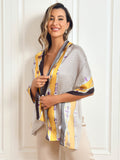 SilkSilky ES Seda Pura Scarf Amarillo 004