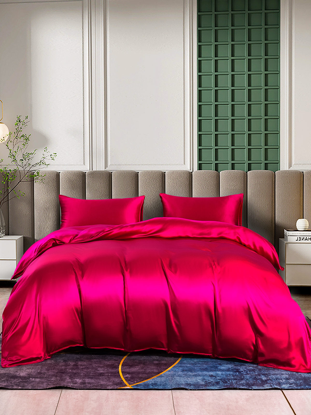 [Vino] SilkSilky-ES 25Momme Seda Pura Bedding Set 005