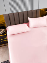 [Rosa] SilkSilky-ES 22Momme Juego de ropa de cama 005
