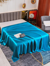 [Azul Real] SilkSilky-ES 19Momme Sábana 001