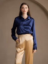 [Champán] SilkSilky-ES Pantalones de mujer 008