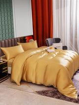 [Champán] SilkSilky-ES 25Momme Juego de ropa de cama 006