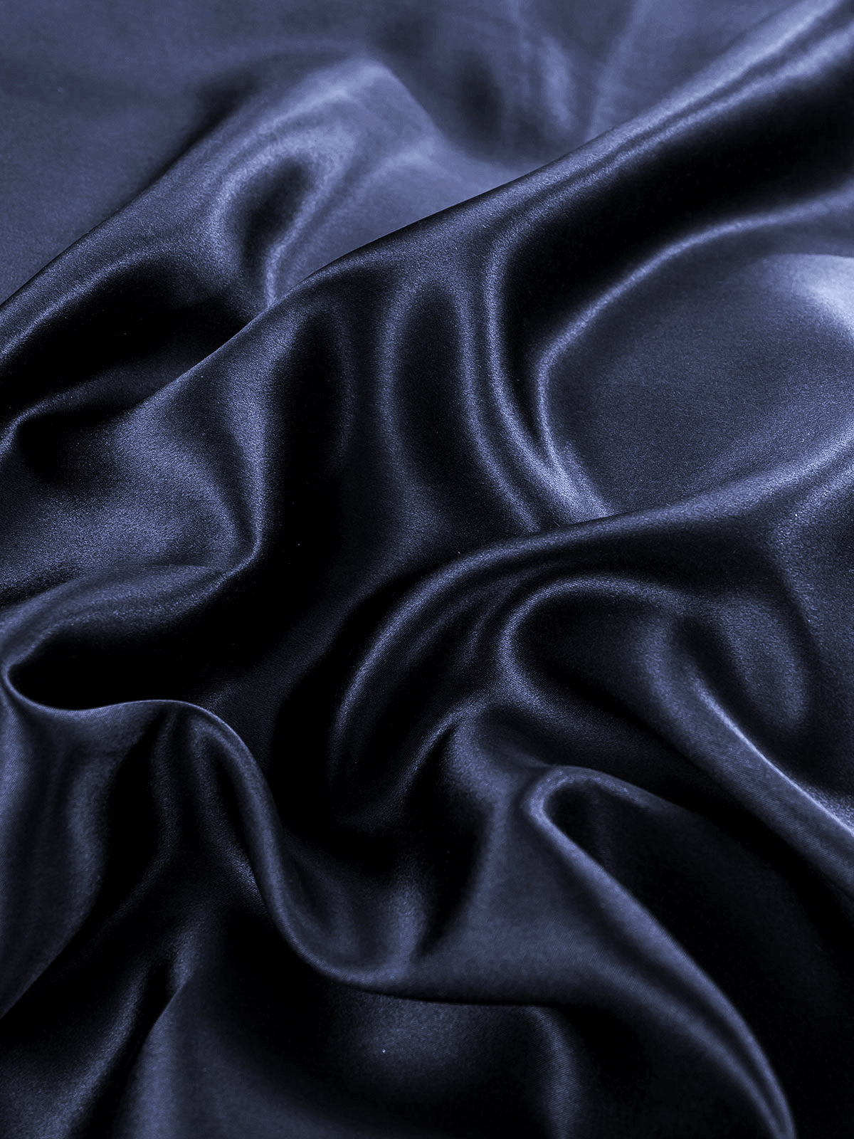 [Azul Oscuro] SilkSilky-ES 19Momme Juego de ropa de cama 006