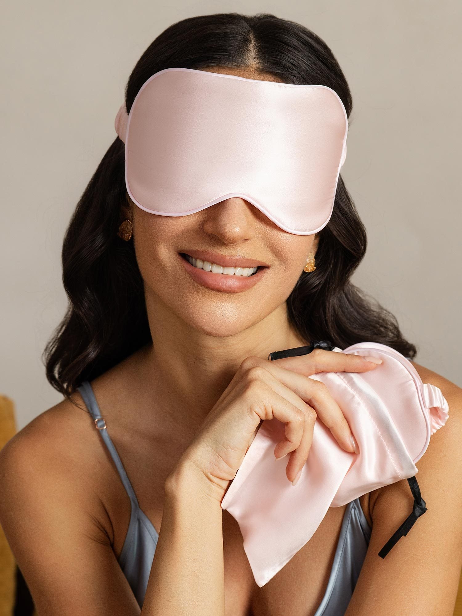 [Rosa] SilkSilky-ES Seda Pura Eye Mask 002