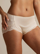 [Beige] SilkSilky-ES 100% Silk Jersey Braguitas de Mujer 001