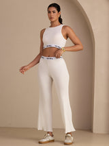 [Blanco] SilkSilky-ES Sleeveless Crew Neck Women's Outfit Sets 003