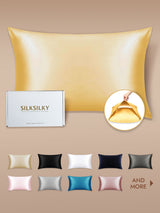 [Champán] SilkSilky-ES 22Momme Seda Pura Pillowcase 001