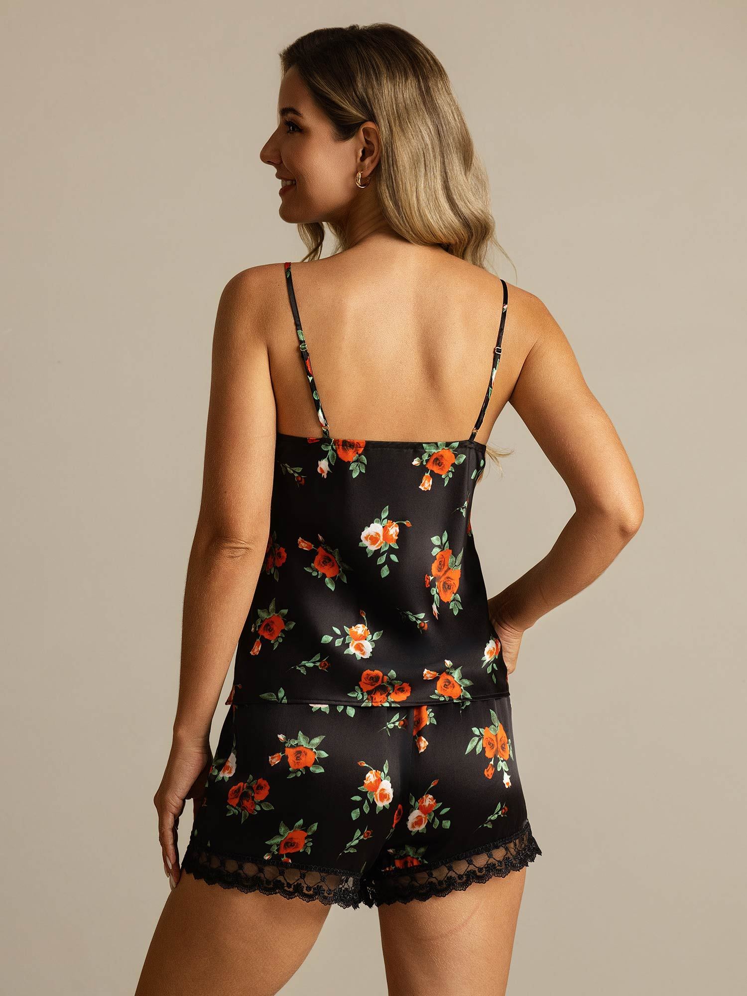 [RosaNegra] SilkSilky-ES Seda Pura Camisole Set 002