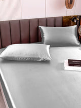 [Plata] SilkSilky-ES 19Momme Juego de ropa de cama 005