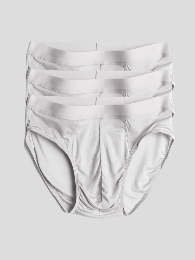 [Gris] SilkSilky-ES Seda Pura Mens Underwear 004