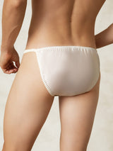 [Blanco] SilkSilky-ES Ropa interior de hombres 002